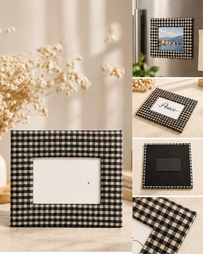 Fabric Magnetic Photo Frame
