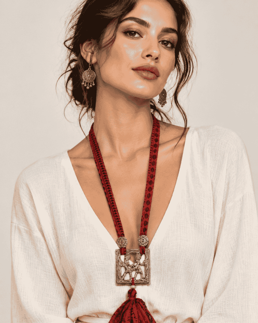 Boho Gypsy Textile Jewelery