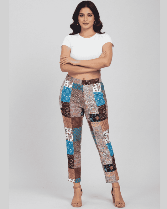 Casual Raga Print Pants