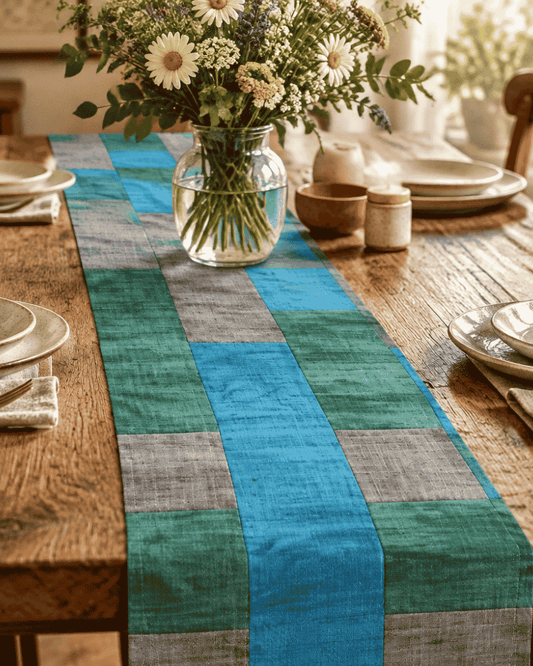Upcycled Textile Table Runner