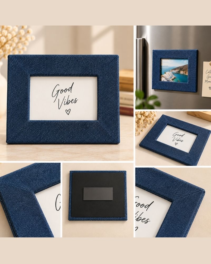 Fabric Magnetic Photo Frame