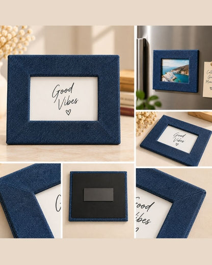 Fabric Magnetic Photo Frame