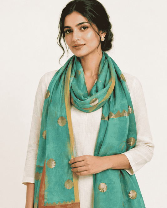 Vibrant Chanderi Stole