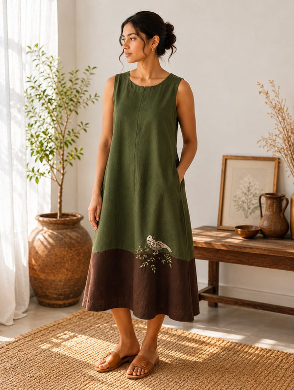 Bunko Junko upcycled dresses made from reclaimed textiles.